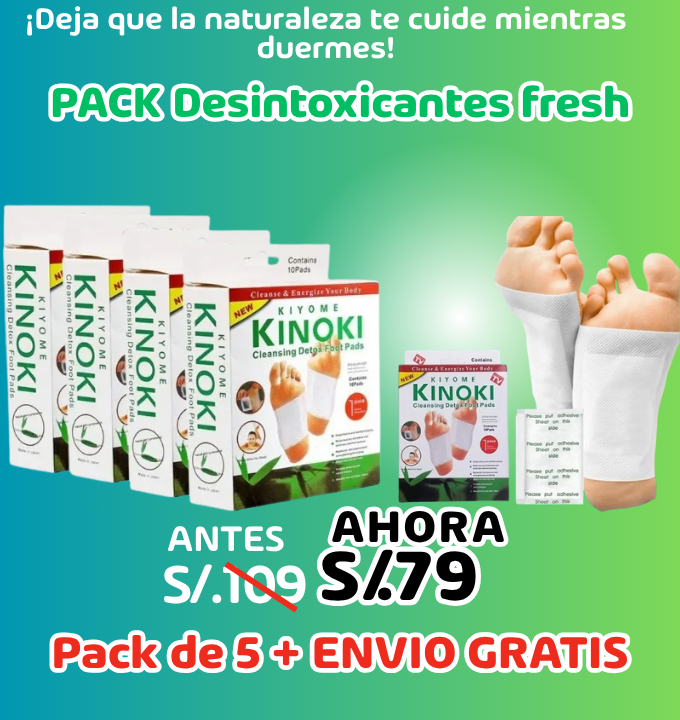 Pack Desintoxicantes Fresh